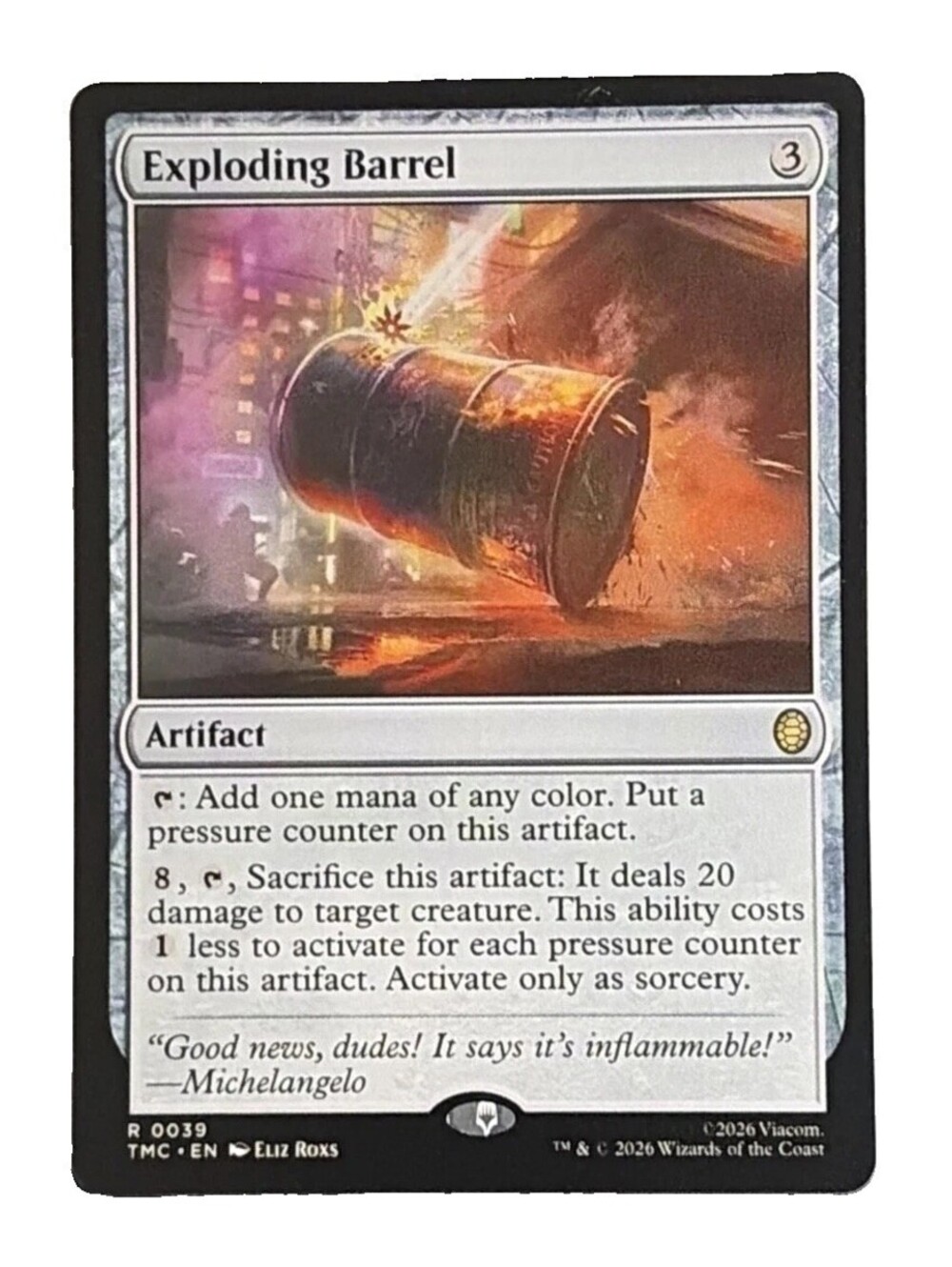 Exploding Barrel Commander: Teenage Mutant Ninja Turtles Regular